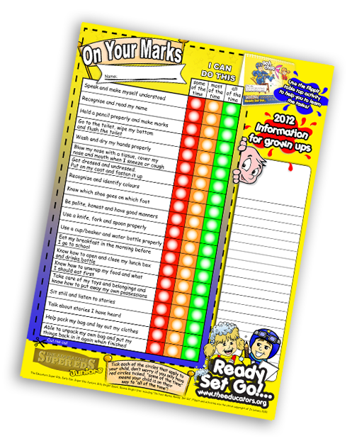 Ready Set Go Rewards Fridge Poster